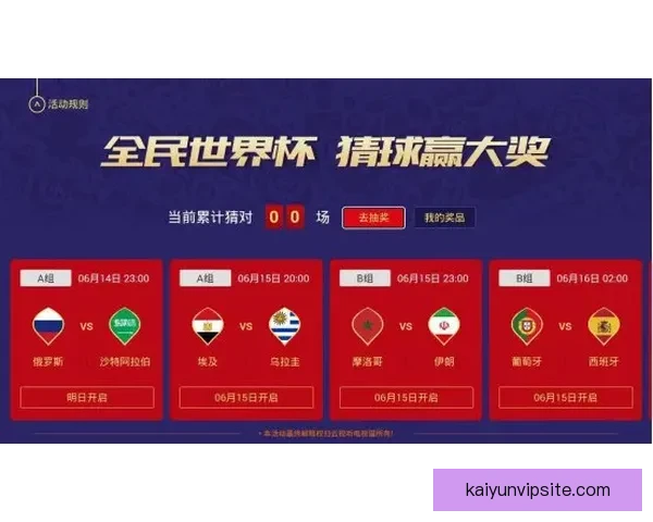 世界杯竞猜新用户专享福利开启免费体验，赢取丰厚奖金与精彩奖品